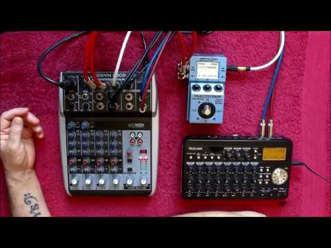 How To Connect Any External Effect Pedal Or Multi Effects Rack To Any Mixer