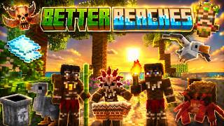 🧔BETTER BEACHES MOD MINECRAFT 1.20.1🌴🌊 - ¡CANÍBALES en MINECRAFT!