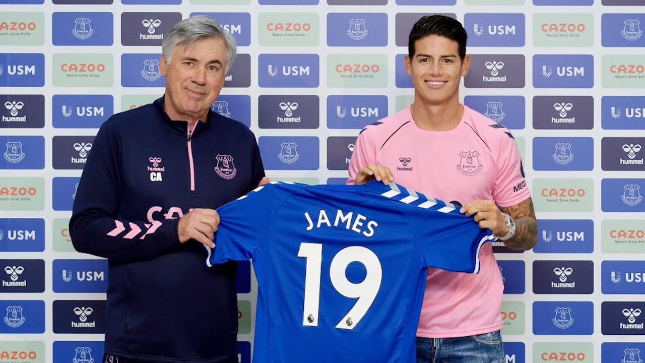 JAMES RODRIGUEZ + CARLO ANCELOTTI PRESS CONFERENCE - YouTube