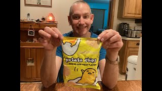 Salted Egg Yolk Flavored Potato Chips from Gudetama!  A Donation from Scorchin Stacy and Family!