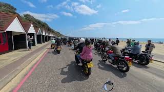 Distinguished Gentleman&#39;s Ride Bournemouth 2024. 2 Bournemouth to Christchurch real time live sound