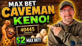 Caveman KENO Saves the Day! MAX BET Caveman Keno Challenge! screenshot 5
