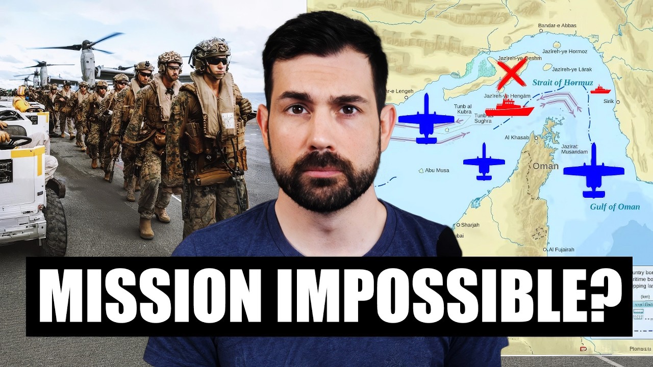 ⁣How US Forces are Trying to Open Iran's Strait of Hormuz