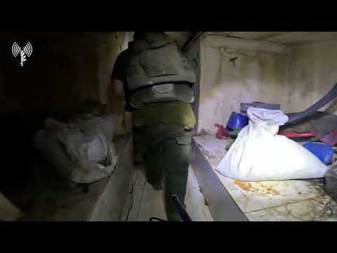 כך נראית המפקדה הצפונית התת קרקעית של חמאס בעזה | Inside the Tunnels Where Hamas hid Israeli Bodies