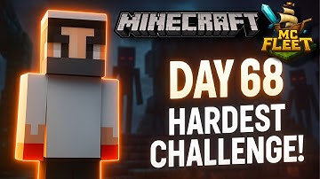 🔴 Minecraft Mcfleet Live Day 68 – Facing the HARDEST Challenge Yet! 😱🔥 #mcfleet #minecraft #live