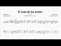 El Lago de los Cisnes Partitura Fácil de Trombón y Bombardino