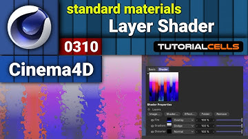 0310. Layer Shader in cinema 4d