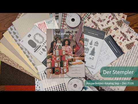 Unboxing Video September - December 2026 Catalog | Der Stempler ~ Stampin Up!