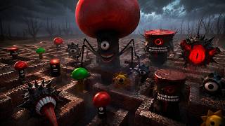 Who Wins All Mr Tree Phases Vs Mr Sun Phase Sprunki - Evoluton in maze in Garry's Mod
