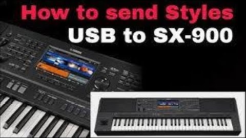 HOW TO LOAD STYLE BEATS IN ANY KEYBOARD USING A COMPUTER YAMAHA PSR 353 AND ABOVE