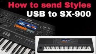 HOW TO LOAD STYLE BEATS IN ANY KEYBOARD USING A COMPUTER YAMAHA PSR 353 AND ABOVE