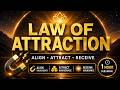 Law of Attraction Subliminal, Align With Wealth, Ease &amp; Expansion,  Alpha Binaural Beat, Dark Screen