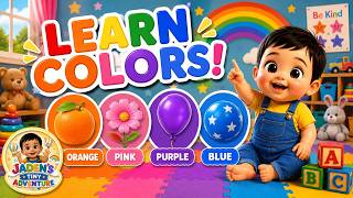 Learn Colors with Jaden 🌈 | Calm & Low-Stimulation Learning for Babies and Toddlers(Part-2)