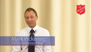 CEO Mark Pickering talks about Salvation Army's Employment Plus
