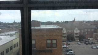 Riding the Dover elevator in the East end garage w/ EthanS elevators.