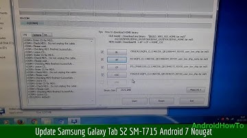Update Samsung Galaxy Tab S2 SM-T715 Android 7 Nougat