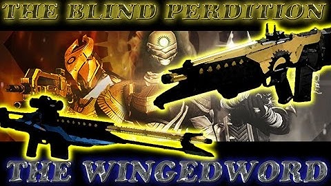 BEST GUN IN DESTINY? NEW TRAILS WEAPONS (ADEPT) BLIND PERDITION AND winged word review