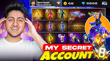My Secret Free Fire Id Which I Never Showed You 😳 Collection And Gameplay- Garena Free Fire