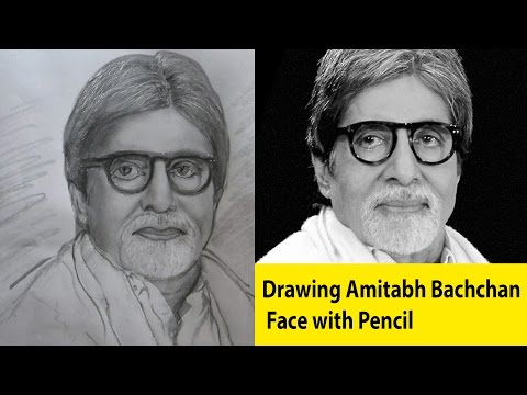 Amitabh Bachchan Drawing - Drawing Skill