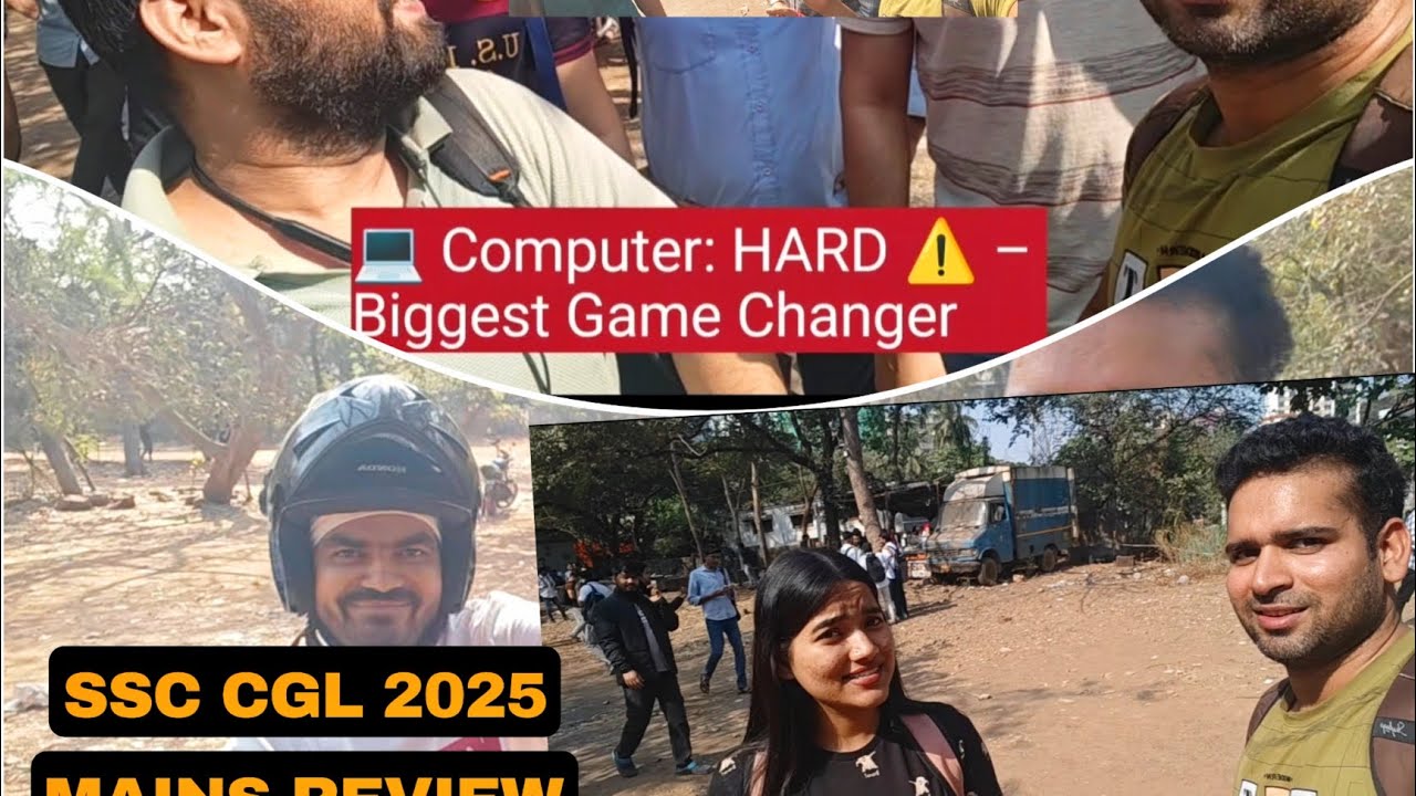 🔥SSC CGL Mains 2025 Honest Analysis | English & GS Moderate | Computer Tough ⚠️