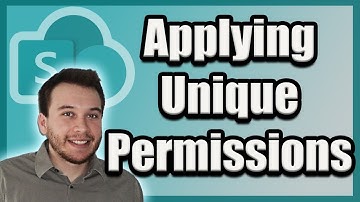 How to Apply Unique Permissions to a Folder or File in SharePoint | 2024 Tutorial