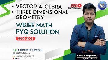 WBJEE Math Vector and 3D PYQ Solution | Wbjee 2024 Exam Preparation in Bengali | Wbjee Strategy