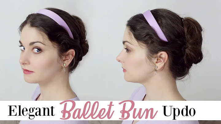 Elegant Ballet Bun Updo | Kathryn Morgan