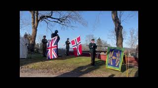 Norway Remembrance service 21 Apr 2022