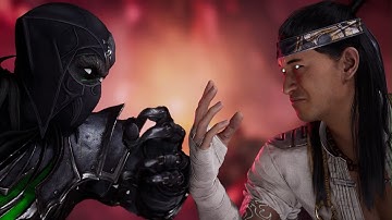 Mortal Kombat 1 - Noob Saibot vs Liu Kang | All Intro/Interaction Dialogues