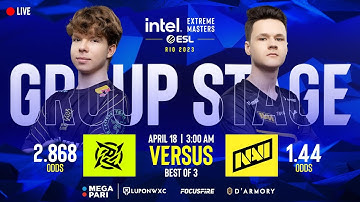 LIVE: NaVi vs Ninjas in Pyjamas [BO3] IEM Rio 2023 Group Stage [ENG/FIL]