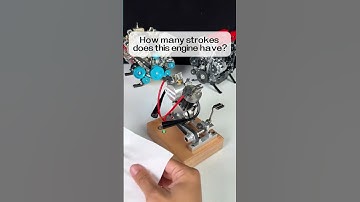 How many strokes does this engine have?#mechanic #enginemodel #DIY #v2