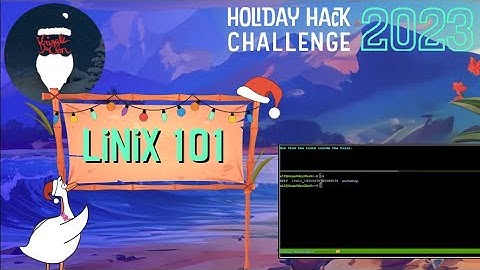 Linux 101 [Sans Holiday Hack 2023]