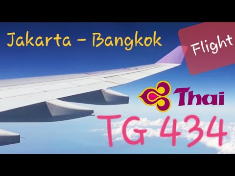 Thai Airways TG 434 Jakarta - Bangkok | Airbus A330-300