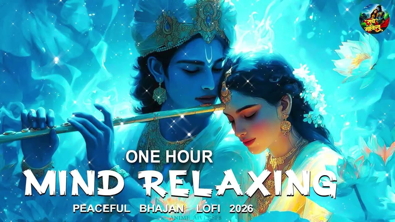 1 Hour Non Stop Radha Krishna Bhajan 🎶 | Soulful Lofi Devotional | Calm Mind 2026