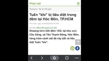 Tuấn Khỉ Đã Bị Tiêu Diệt trong đêm 14/2/2020 Tại Hóc Môn