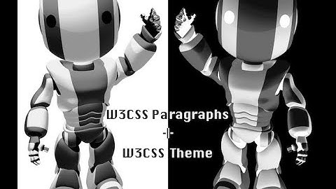 ⚡️ Parallax in W3CSS Paragraphs & W3CSS Theme | W3CSS Paragraphs Becomes Paragraphs Bundles