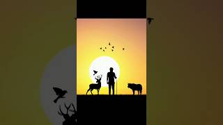 protecting a deer from a wolf photo editing 📸|| with picsart #picsart #photography #editing #shorts screenshot 2