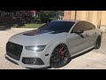 1000hp audi rs7 build testing  cruise loud audi rs7 exhaust boost weather big turbo sounds