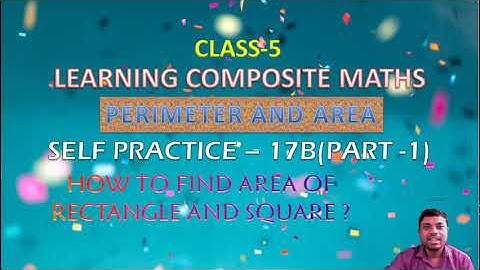 CLASS 5_PERIMETER AND AREA _ SELF PRACTICE 17B(PART 1)
