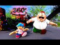 Family Guy vs Pibby Glitch  360° Corrupted Animation FNF