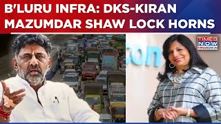 Dk Shivakumar And Kiran Mazumdar-Shaw Lock Horns Over Karnataka Infrastructure Watch