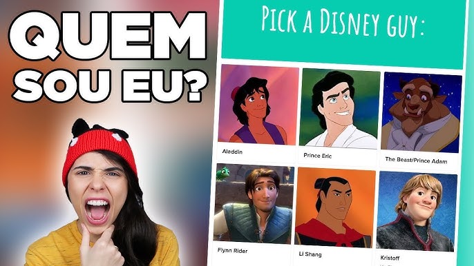 Quiz] Todo mundo é a mistura de um personagem da Disney e um de