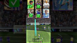 Legend 🇦🇷vs Legend 🇧🇷freekick challenge 🔥🔥#efootball #pes2021 #pes2021 #viral