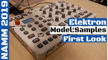 NAMM 2019: Elektron Model:Samples Groovebox Quick First Look! | SYNTH ANATOMY