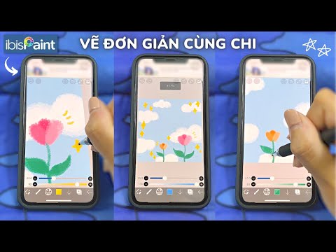 Video Vẽ Bầu Trời Và Hoa Tulip Đơn Giản Trên Điện Thoại • Vẽ... - youtube