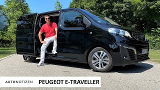 Peugeot e-Traveller (75 kWh): Elektro-Van als Alternative zum VW Bus? Test | Review | 2021