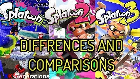 COMPARING SPLATOON 3 TO SPLATOON 1 & SPLATOON 2