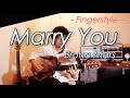 Marry you - Bruno Mars / Fingerstyle Guitar Cover / Nobu Matsumura