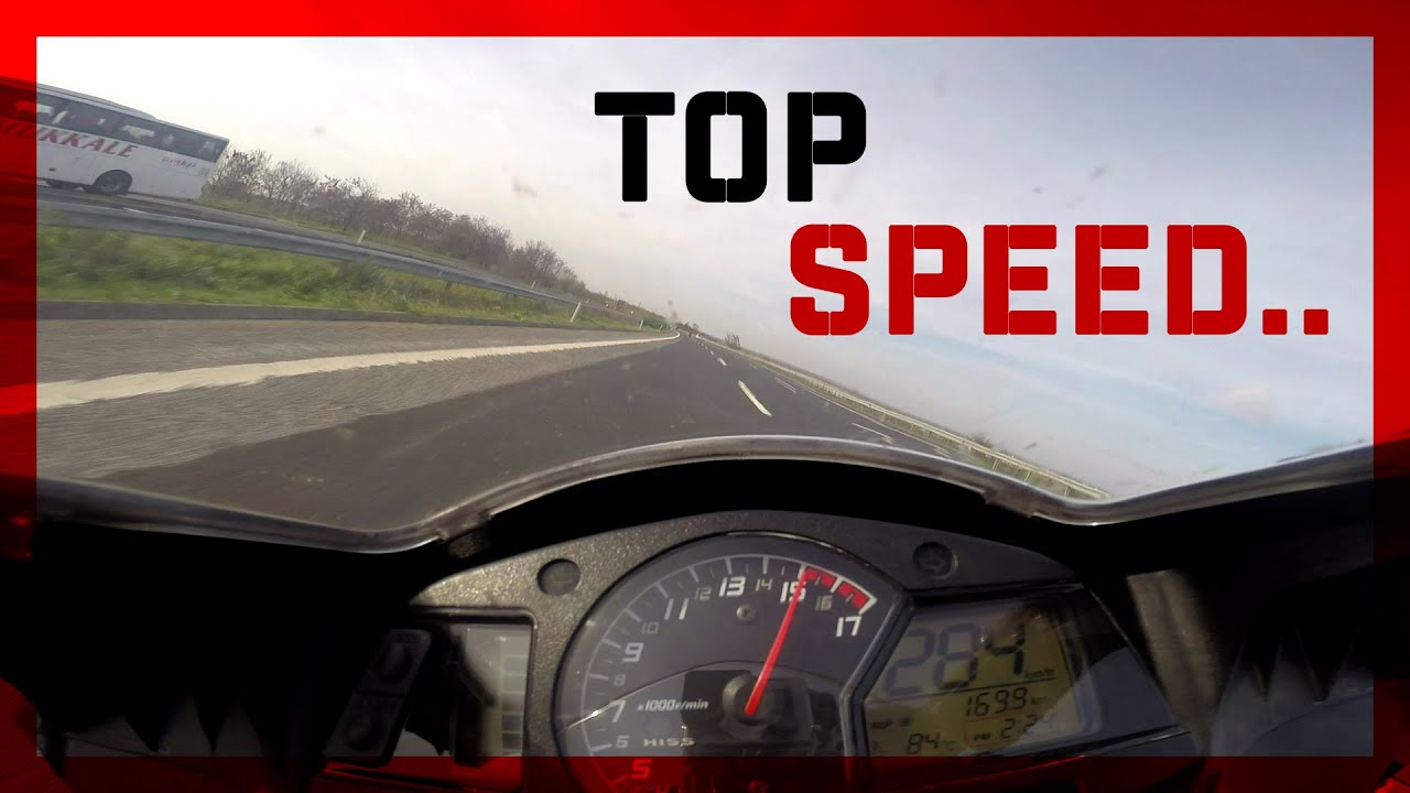14' Cbr 600RR Top Speed.. [ 284 km/h ] - [ HD ] - YouTube