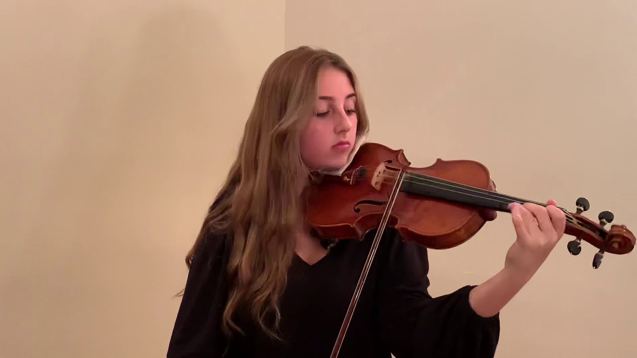 Prokofiev Concerto No.2 mvt.1 Ava Shedd Violin Elisabeth Feaster Piano